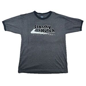 Vintage Thuder Creek Shirt Mens L Starsky Hutch Police Squad Velvet Retro Ringer